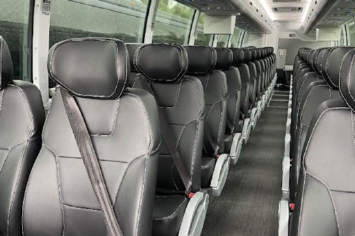 Charter bus amenities